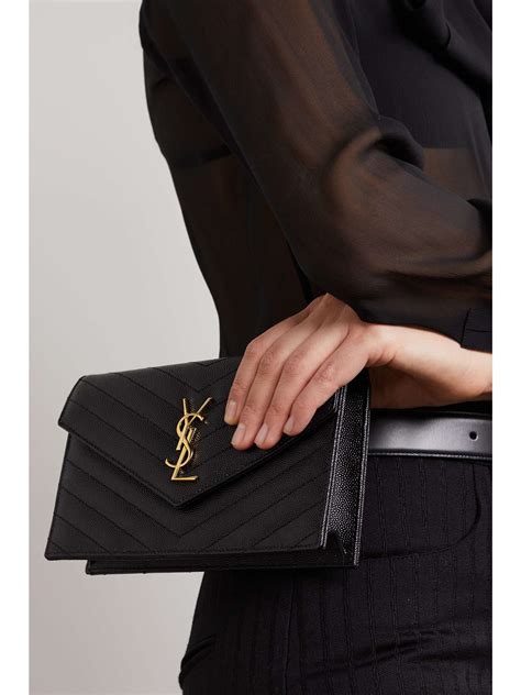 pochette yves saint laurent cassandre|Saint Laurent Cassandre Matelassé Leather Flap .